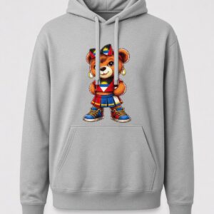 Antigua and Barbuda Girl Bear Hoodie