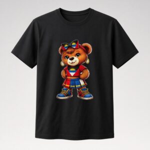 Antigua and Barbuda Girl Bear Tee