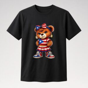 Puerto Rico Girl Bear Tee
