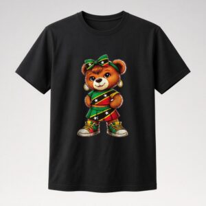 Saint Kitts and Nevis Girl Bear Tee