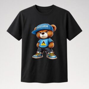 Saint Lucia Boy Bear Tee